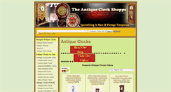 Desktop Screenshot of antique-clocks-shoppe.com